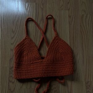Handmade crochet crop top!